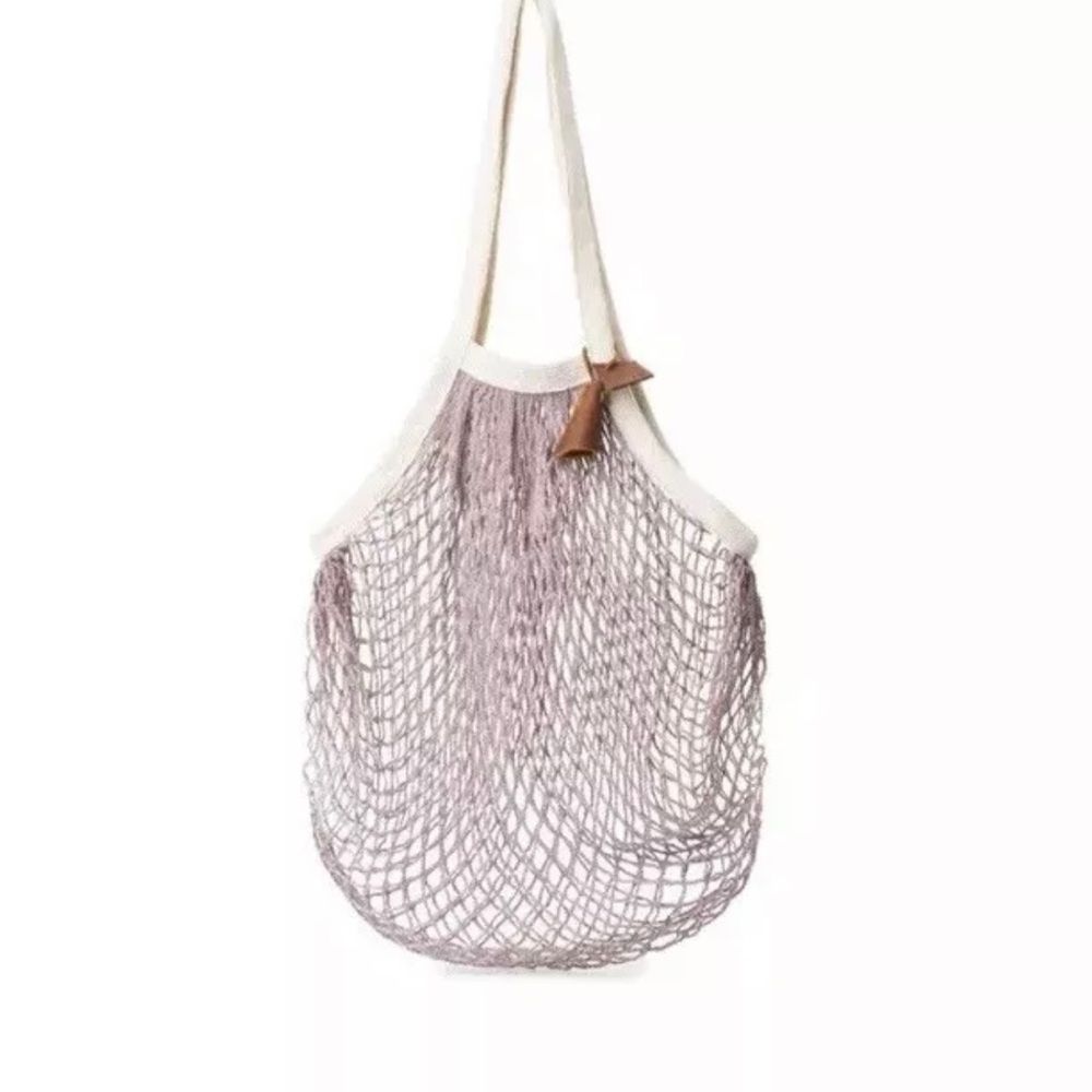 NEW-Brixton “Mercado” Mauve/Cream Tote Bag